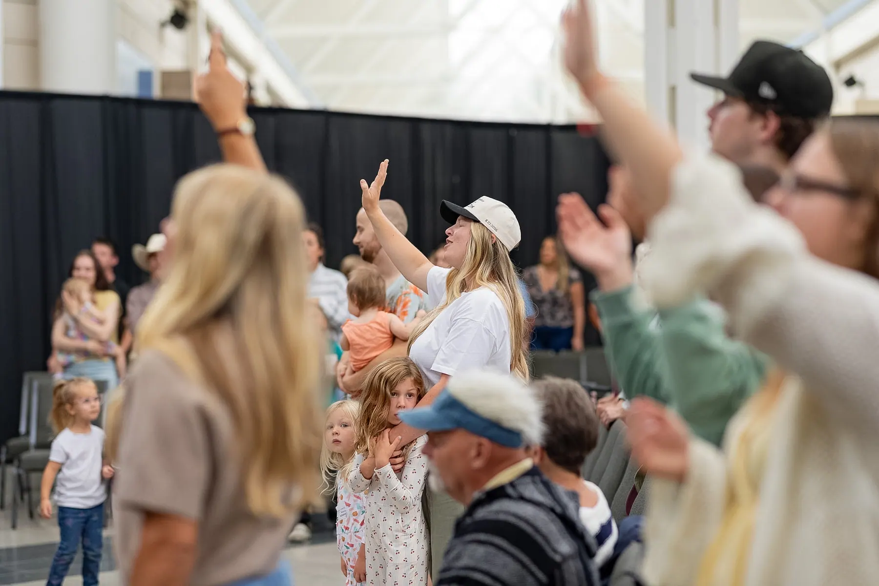 People gathered for worship at CTK Hope